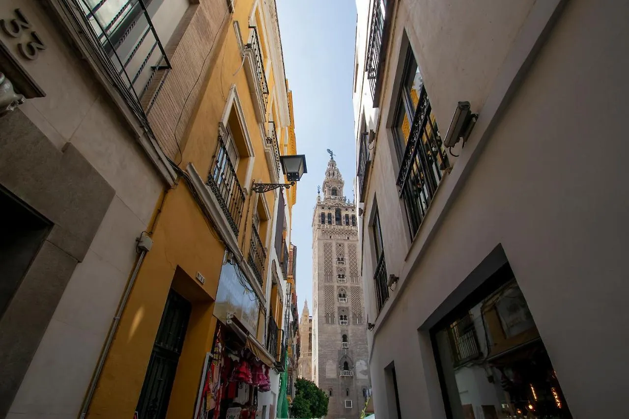 LOFT CON ENCANTO en Casa Palacio JUNTO CATEDRAL WIFI Sevilla Apartamento